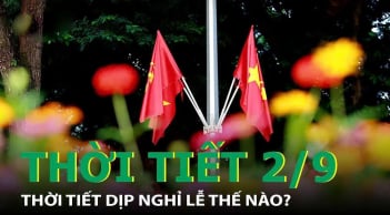 Thời tiết nghỉ lễ Quốc Khánh 2/9: Dự báo mưa rào và dông trước kỳ nghỉ