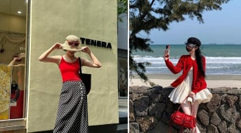 Váy chấm bi trở thành item không thể thiếu trong tủ đồ bốn mùa