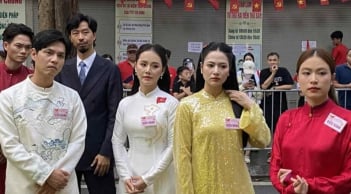 Khoảnh khắc hiếm hoi Hoàng Thùy Linh – Đen Vâu xuất hiện cùng nhau ở tổng duyệt Quốc khánh 2/9