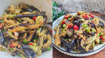 Cà tím kiểu mới: Hấp - xé - trộn, món ăn đơn giản khiến cả nhà “quét sạch” nồi cơm