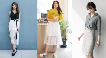 Chân váy ren mang đến diện mạo nữ tính và quyến rũ cho nàng bánh bèo