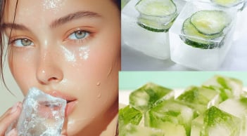 Cách dùng Đá Lạnh để làm đẹp da, giúp da căng mướt đàn hồi, giảm nhăn
