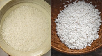 Vì sao phải ngâm gạo nếp qua đêm trước khi đồ xôi?
