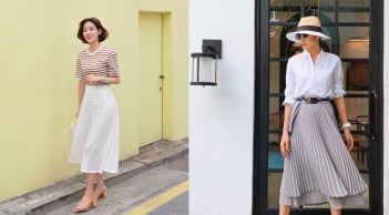 Bỏ túi 5 cách mix chân váy midi tạo thêm điểm nhấn thú vị cho phong cách thường ngày