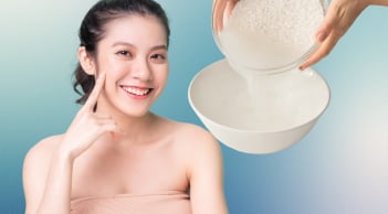 Hai nguyên liệu màu trắng quen thuộc kết hợp giúp  làm sáng da kích thích collagen và giảm nếp nhăn.
