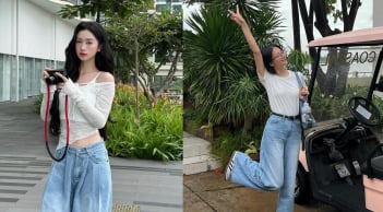 Tham khảo các mỹ nhân Việt 10 công thức diện quần jeans mùa thu sau đây:
