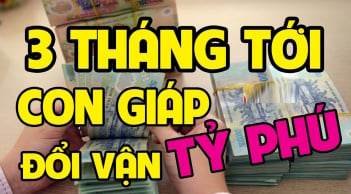 Ăn xong Rằm tháng 8 Âm: 4 con giáp Chớp Mắt có tiền 3 tháng liền