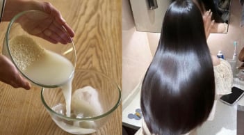 Cách gội đầu, ủ tóc bằng nước vo gạo giúp giảm rụng, tóc con mọc không ngừng