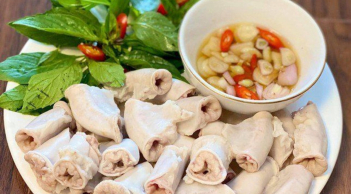 Cách luộc lòng lợn trắng tinh, giòn tan, không hôi