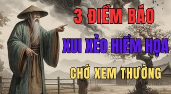 3 điềm báo trước người sắp gặp họa, số 1 khó mà tránh