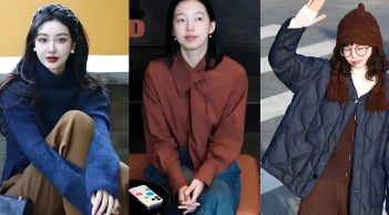 Xanh lam + nâu là combo đúng chuẩn không khí thu lãng mạn