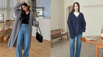 Cardigan và quần jeans – công thức thanh lịch phong cách cho mùa thu