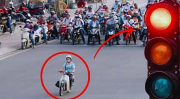4 trường hợp vượt đèn đỏ không bị CSGT thổi phạt