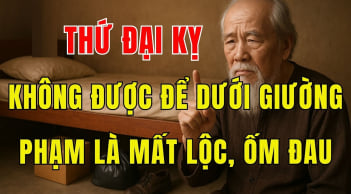 4 vật đặt dưới gầm giường dương khí cạn sạch, Tiền Tài chảy ra