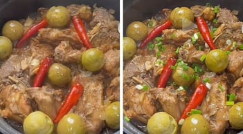 Trổ tài làm sườn kho sấu chua ngọt, đậm đà hương vị, ăn cực kỳ bắt cơm
