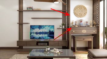 3 vị trí đại kỵ không được đặt bàn thờ