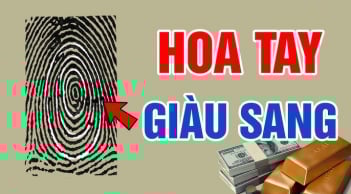 Đếm số hoa tay, ra đúng số này Tiền tiêu không hết, số sướng đến già