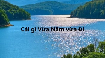 Cái gì vừa nằm vừa đi?