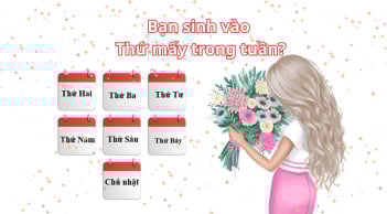 Quiz: Bạn sinh vào thứ mấy trong tuần? Điều đó tiết lộ gì về cuộc sống, vận may và tính cách của bạn?