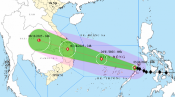 Tin Bão Khấn Cấp: Cơn Bão Số 13 (Bão Kalmaegi) - Sức gió mạnh nhất cấp 14, giật cấp 17