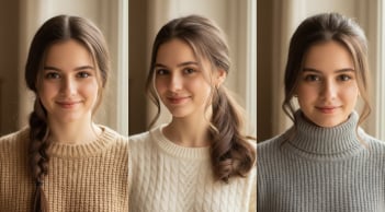 5 kiểu buộc tóc giúp chị em mặc áo len vừa xinh vừa sang