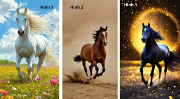 Quiz: Chọn hình ảnh 1 con ngựa để khám phá vận may năm Bính Ngọ 2026, khả năng giàu có của bạn