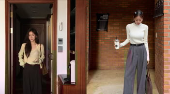 Combo áo len mix quần ống rộng vừa tiện lợi, dễ phối, lại không bao giờ lỗi mốt