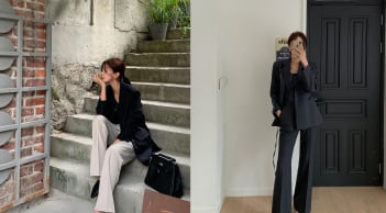 Blazer và quần âu – bộ đôi tưởng quen mà chưa bao giờ cũ nơi công sở