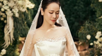 Nhật Kim Anh bất ngờ tung ảnh mặc váy cưới