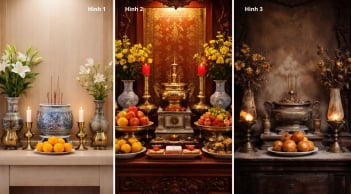 Quiz: Chọn 1 bàn thờ trong hình để biết Tổ tiên đang nhắc bạn nên giữ hay thay đổi điều gì để đổi vận
