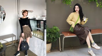 Váy và giày thể thao trở thành “cặp bài trùng” lý tưởng, vừa thời trang vừa phong cách