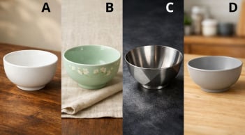 Quiz: Chọn 1 chiếc bát ăn để biết bạn có khả năng giàu nhanh hay giàu chậm