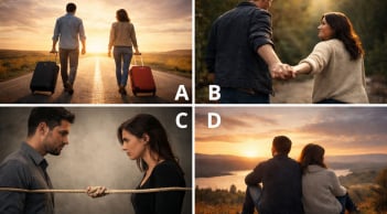 Quiz: Chọn 1 hình ảnh tiết lộ trong hôn nhân, vợ chồng bạn đang nương tựa, dựa dẫm hay kiểm soát nhau?