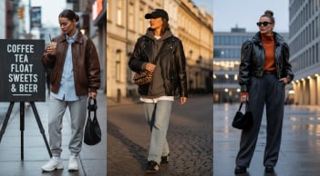 8 cách phối áo khoác da giúp trang phục mùa lạnh trẻ trung, không bị “một màu”