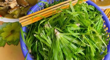 Món rau dại giòn ngọt chỉ xuất hiện khi miền Tây vào mùa nước nổi