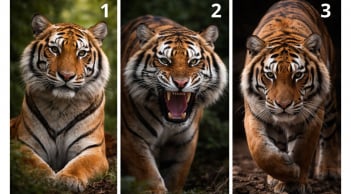 Quiz: Chọn 1 hình con hổ để biết Bạn hiền lành thật sự hay dữ dằn ngầm?