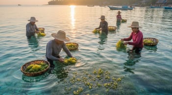 Nghề “nhặt ngọc” giữa đại dương xanh: Mưu sinh bền bỉ của người miền biển