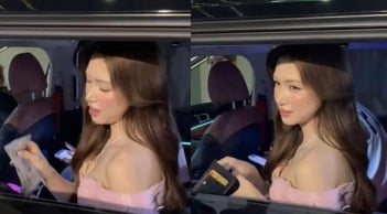 Hòa Minzy rút 2 tờ tiền tặng khán giả