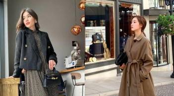 Cách phối áo khoác và chân váy để mặc đẹp và tôn dáng