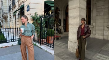 Quần ống rộng – biểu tượng phong cách Pháp hiện đại