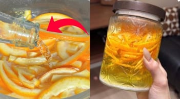 Đem vỏ cam ngâm trong giấm trắng, có ngay loại nước đặc biệt, nhiều công dụng