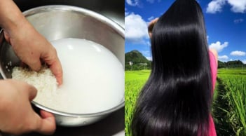 Cách gội đầu bằng nước vo gạo giúp tóc giảm rụng, bóng mượt, tóc con mọc không ngừng