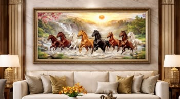 Treo tranh “Mã đáo thành công” thế nào để hút tài lộc? Nhiều nhà sai lầm vô tình đẩy lộc ra cửa?