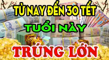 Từ nay tới 30 Tết Bính Ngọ 2026: 3 con giáp Trúng Lớn không thành tỷ phú cũng là đại gia