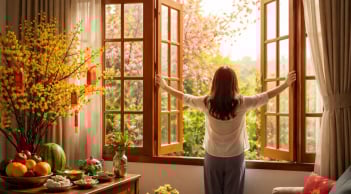 Vì sao sáng mùng 1 Tết nên mở cửa sổ?