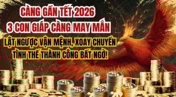 3 ngày tới (26/1/9/2026), 3 con giáp công danh thăng tiến, tiền của bao la