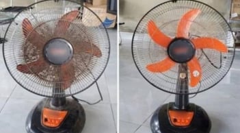 Cách vệ sinh quạt điện không cần tháo khung: Chỉ 5 phút, quạt sạch bong như mới, gió mát tức thì
