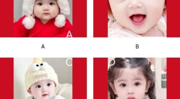 Trắc nghiệm tâm lý: Em bé nào khiến bạn thấy đáng yêu nhất? Đáp án tiết lộ điều bất ngờ về bạn