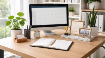 Bàn làm việc có một góc không nên để trống