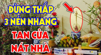 Thắp hương nên chọn 1, 3 hay 5 cây nhang mới đúng: Tưởng đơn giản nhưng 10 nhà thì tới 9 làm sai hết